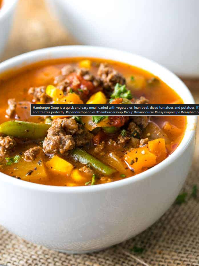 Easy Hamburger Soup