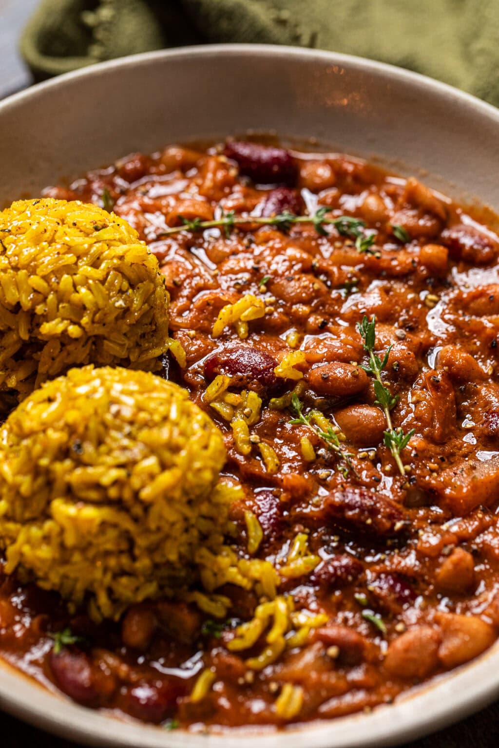 Saucy Apple Cider Baked Beans